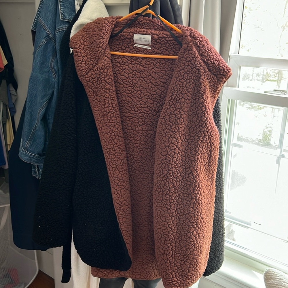 urban outfitters teddy bear jacket